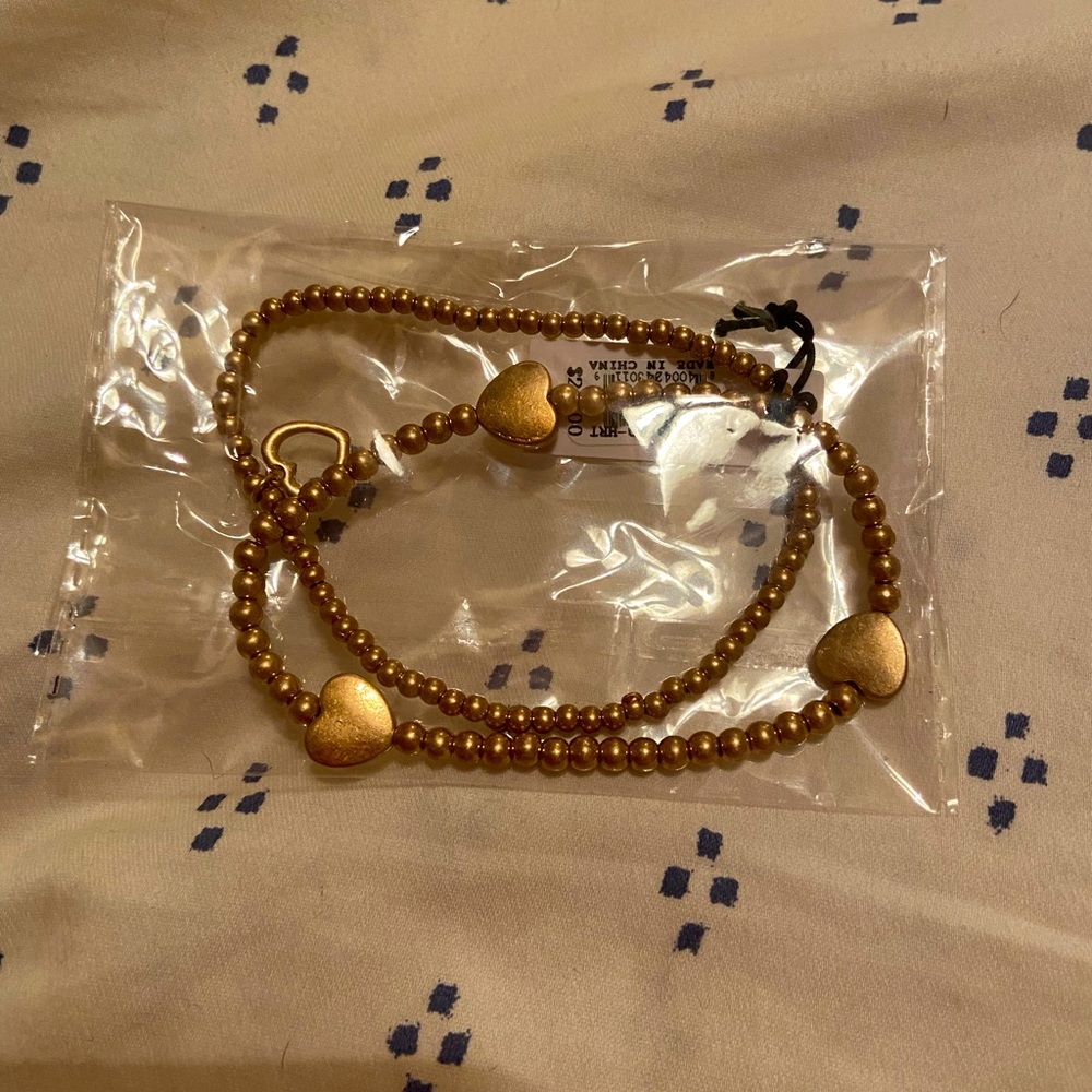 Stretch Heart Bracelets - Set of 2